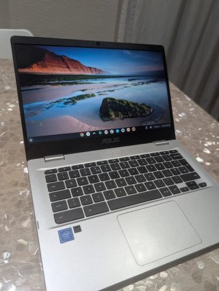 Chromebook Asus C423N Plateado