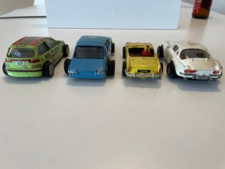 Lote 4 coches Scalextric artesanales
