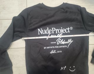 Sudadera Negra Logo Espalda