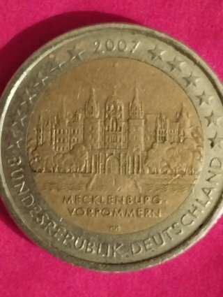 Moneda 2 Euros Alemania 2007