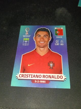 Cromo Cristiano Ronaldo Mundial Qatar 2022