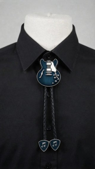 Corbata de Bolo Guitarra Eléctrica