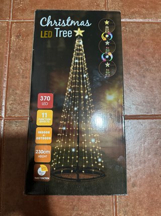 Árbol Navidad LED 230cm 370 leds