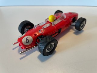 Scalextric 1969 EXIN Ferrari V6 Rojo C-39 cajarepr