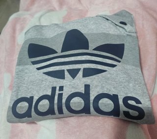 Sudadera adidas gris