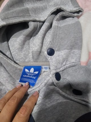 Sudadera adidas gris
