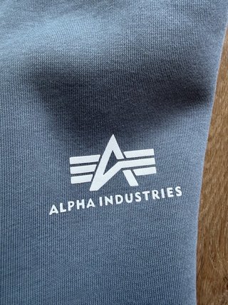 Sudadera Alpha Industries a estrenar, azul, XL