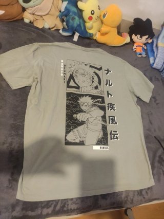 Camiseta Naruto Uzumaki Anime Manga