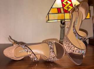 Sandalias Luciano Barachini pedrería talla 37
