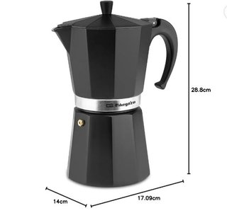 Cafetera Italiana Obergozo Negra