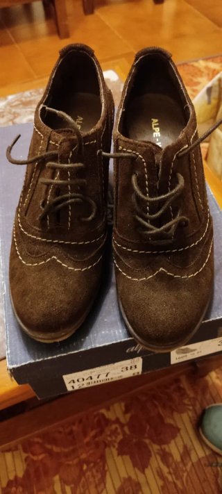 Zapatos Abotinados Alpe Marrones Talla 37.