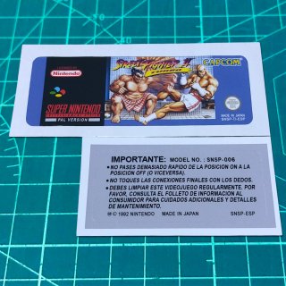 Pack pegatinas SNES Alberto