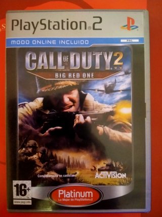 Call of Duty 2: Big Red One (PS2)Edición platinum