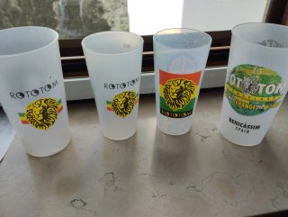 4 Vasos Rototom Sunsplash Benicassim