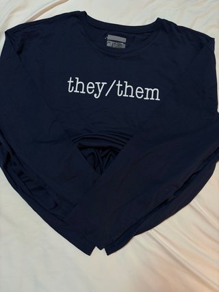 Jersey fino they/them azul