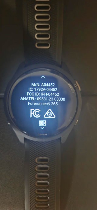 Garmin Forerunner 265 AMOLED Negro