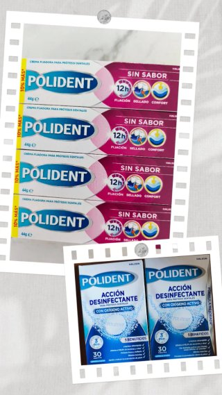 Lote Polident Crema Fijadora y Pastillas