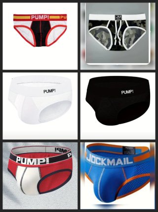 Lote 6 Slips Jockmail y Pump!