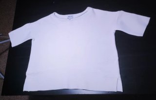 Top de punto blanco Bimba y Lola Talla XS oversize