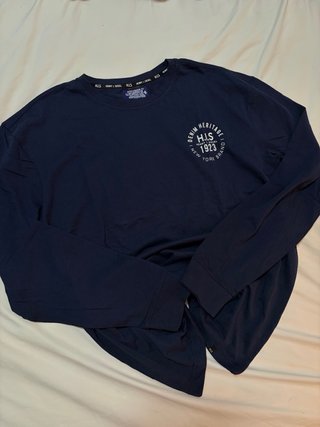 Jersey fino HIS manga larga azul