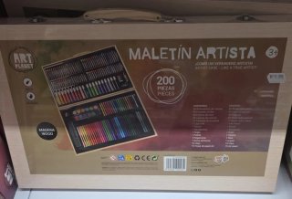 Maletín Artista Art Planet 200 Piezas