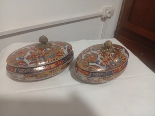 2 Cajas Antiguas Decoradas