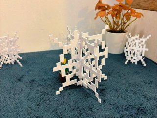 Set de 3 Telarañas de Minecraft