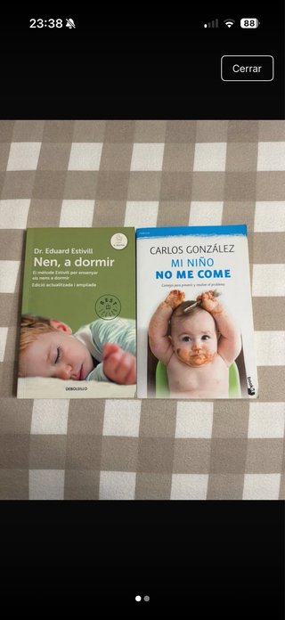 Lote de 2 libros de crianza y maternidad