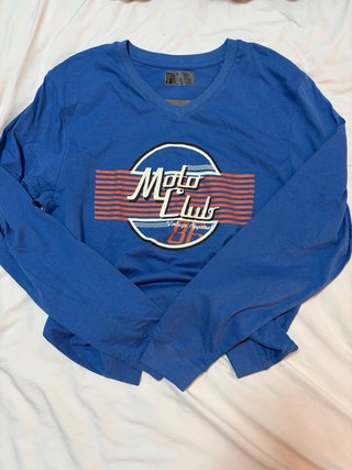 Jersey fino Manga Larga Moto Club Vintage