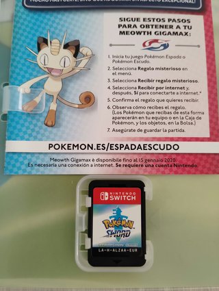 Pokémon Spada Nintendo Switch