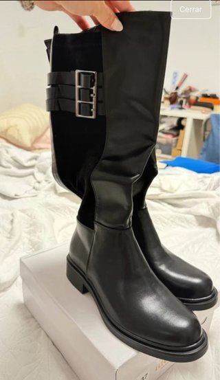 Botas Altas Negras Talla 37