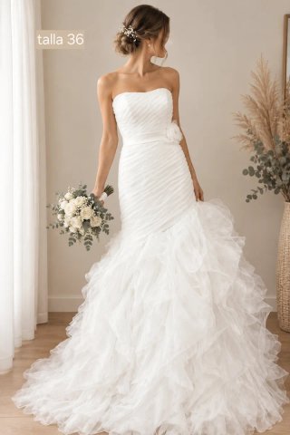 Vestido de novia talla 36