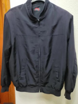 Chaqueta Bómber Negra