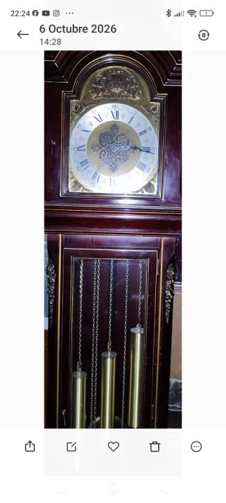 Espectacular Reloj de Antesala Radiant –