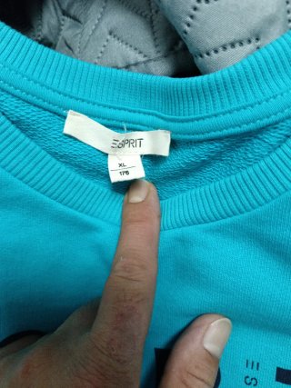 Sudadera Esprit Azul Talla 176 niño o niña