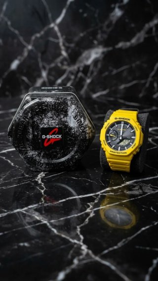 Casio G-Shock GA-B2100 "CasiOak" Amarillo + Box