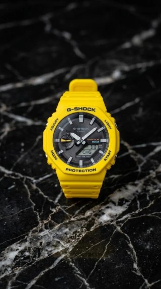 Casio G-Shock GA-B2100 "CasiOak" Amarillo + Box