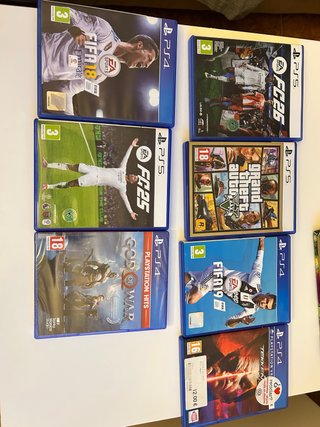Lote de 7 Juegos para PS4 y PS5