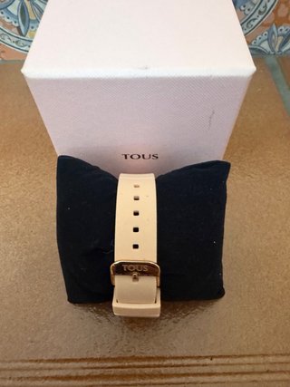 Reloj Tous Digital/Analógico Beige y Dorado