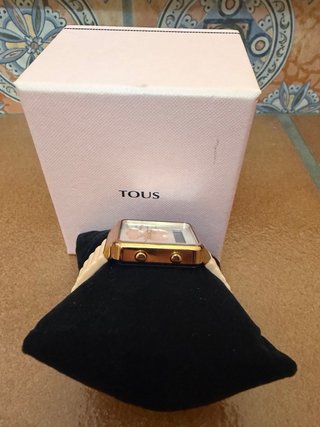 Reloj Tous Digital/Analógico Beige y Dorado