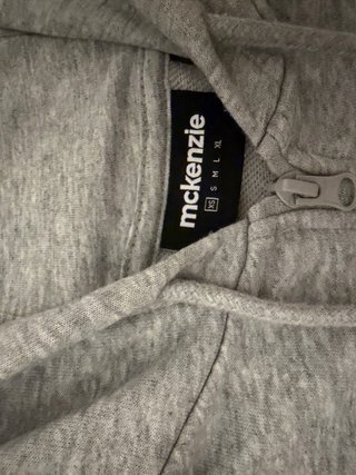 Sudadera Corta Gris McKenzie