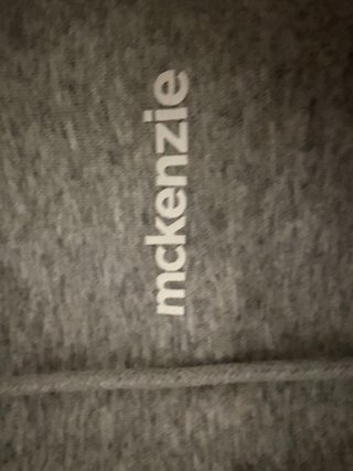 Sudadera Corta Gris McKenzie