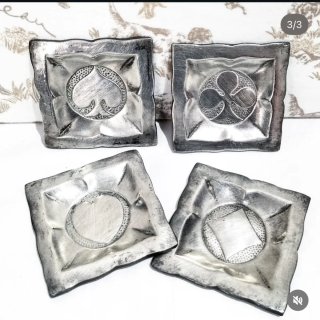 Set de 4 Bandejitas Vintage