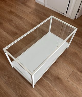 Juego de 2 Mesas Ikea VITTSJÖ Blancas