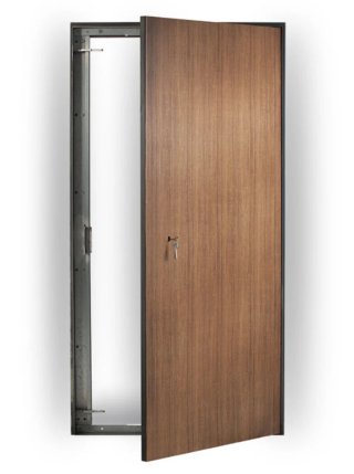 Puerta Antiokupa Madera y Metal