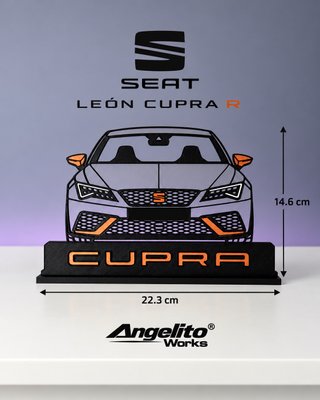 SEAT León CUPRA R - Maqueta Silueta Frontal 22cm