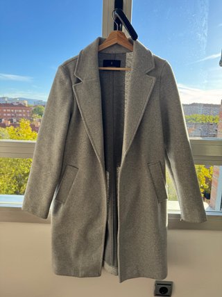 Chaquetón mujer gris temporada pasada