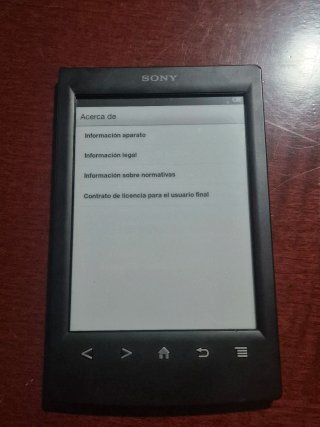 Sony Lector Ebook Negro PRS-T2 táctil