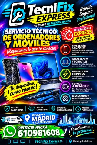 Reparacion móviles y ordenadores