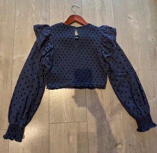 Camisa Zara lunares manga larga